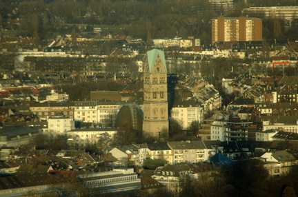 Rheinturm 140107  30 Rochuskirche